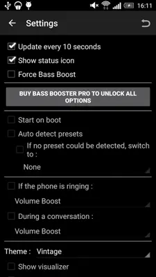 Bass Booster android App screenshot 1